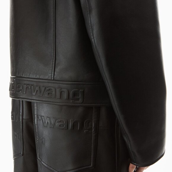 BNWT - Alexander Wang Blouson Leather Jacket - Picture 5 of 5